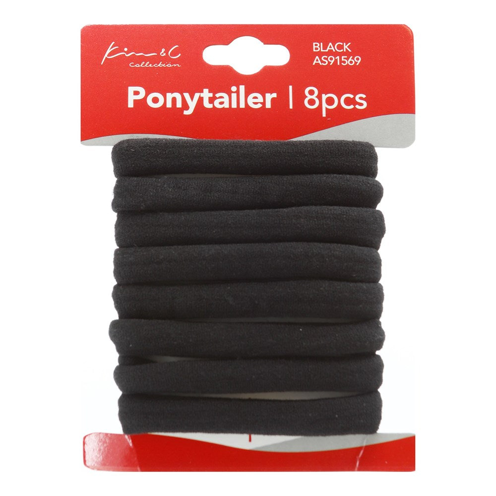 KIM & C 8pcs Hair Ponytailer - Black