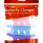 KIM & C 12pcs Butterfly Clamps (3inch) - Assorted