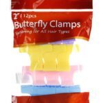 KIM & C 12pcs Butterfly Clamps (2inch) - Assorted