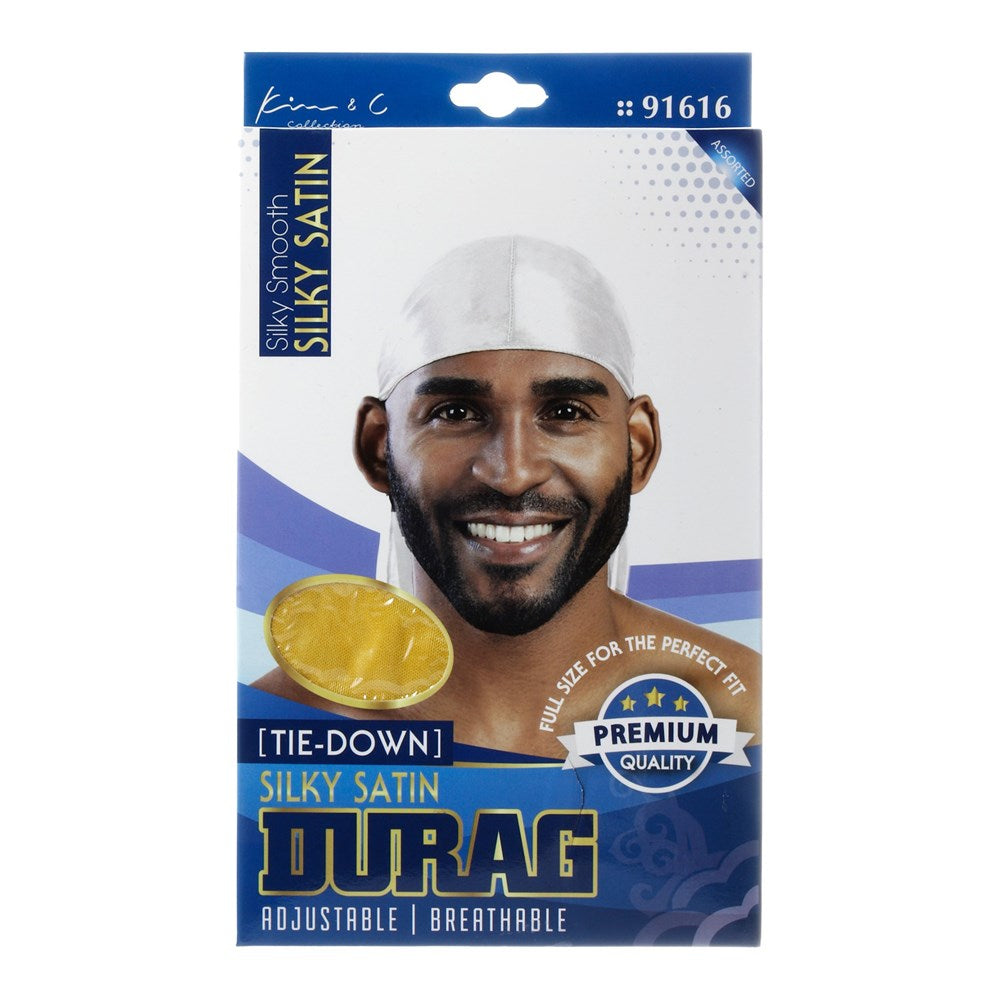 KIM & C Silky Satin Tie-Down Durag - Assorted