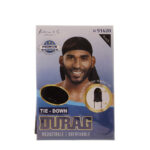 KIM & C Satin Tie-Down Durag - Black