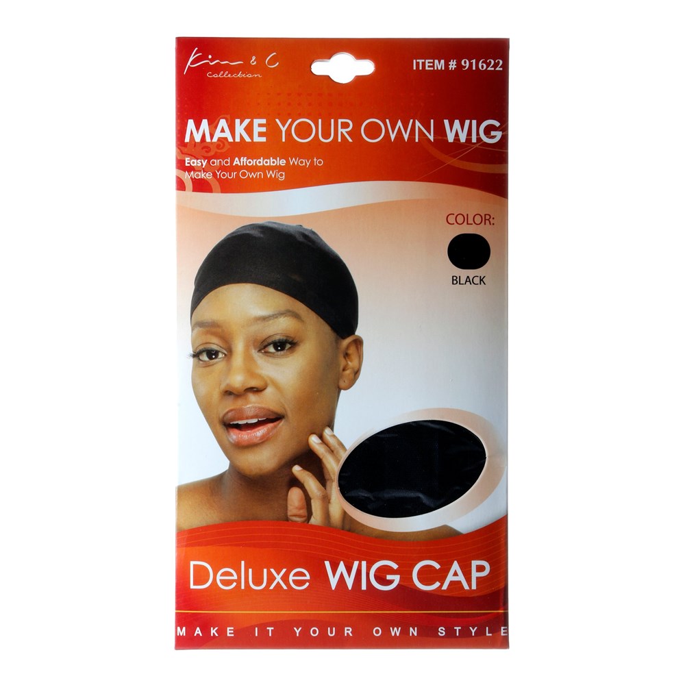 KIM & C Deluxe Wig Cap (2pcs) - Black