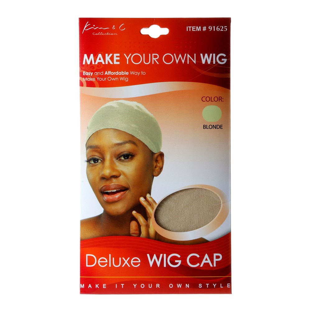 KIM & C Deluxe Wig Cap (2pcs) - Blonde