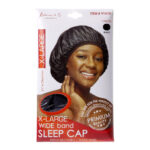 KIM & C X-Large Wide Band Sleep Cap - Black