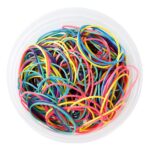 KIM & C 250pcs Large Rubber Bands (1.5inch) - Assorted
