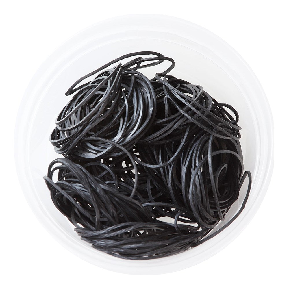 KIM & C 500pcs Large Rubber Bands (1.5inch) - Black