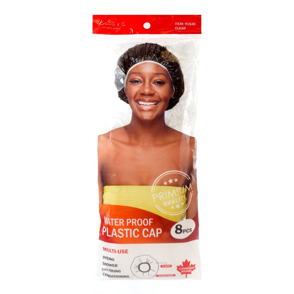 KIM & C 8pcs Water Proof Plastic Caps - Clear