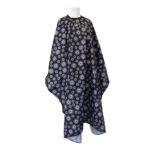 KIM & C High Quality Cutting Cape with Hook - Circle Pattern
