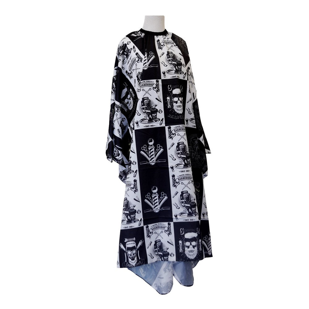 KIM & C Pattern Cutting Cape with Hook - Barber Shop