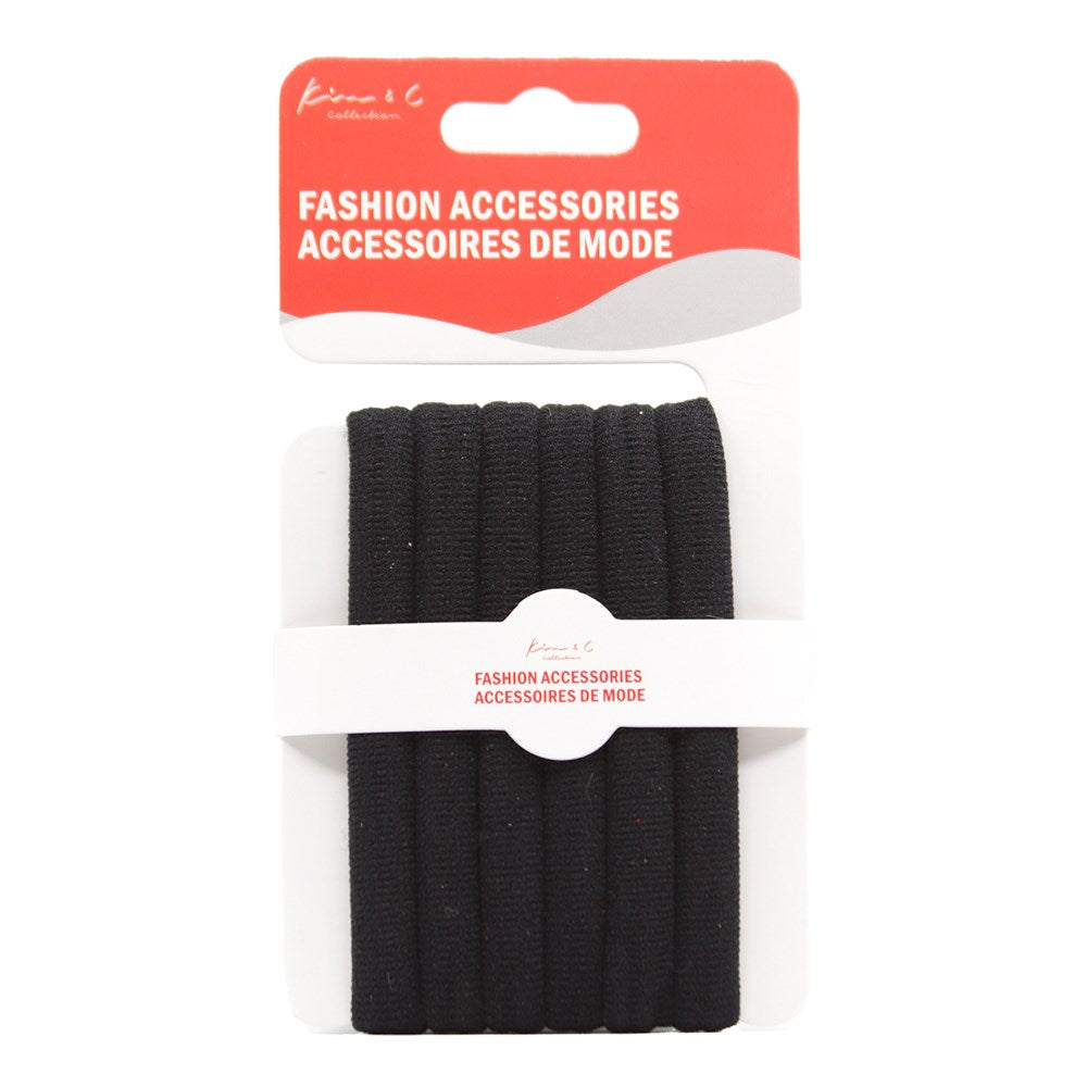 KIM & C 5pcs Fashion Hair Bands - Black