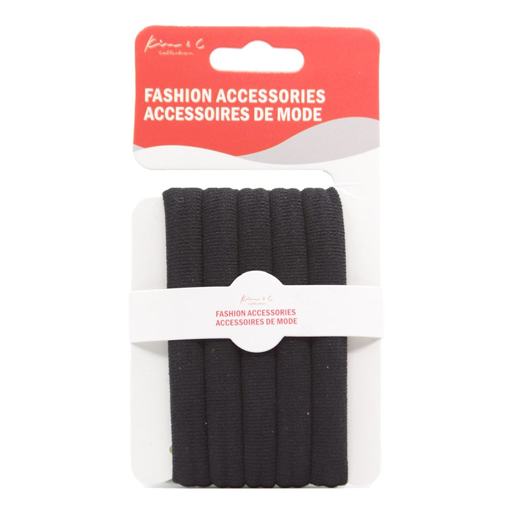 KIM & C 6pcs Fashion Hair Bands - Black