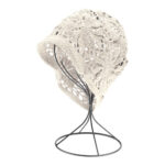 KIM & C Handmade Fashion Floral Design Hat - Beige