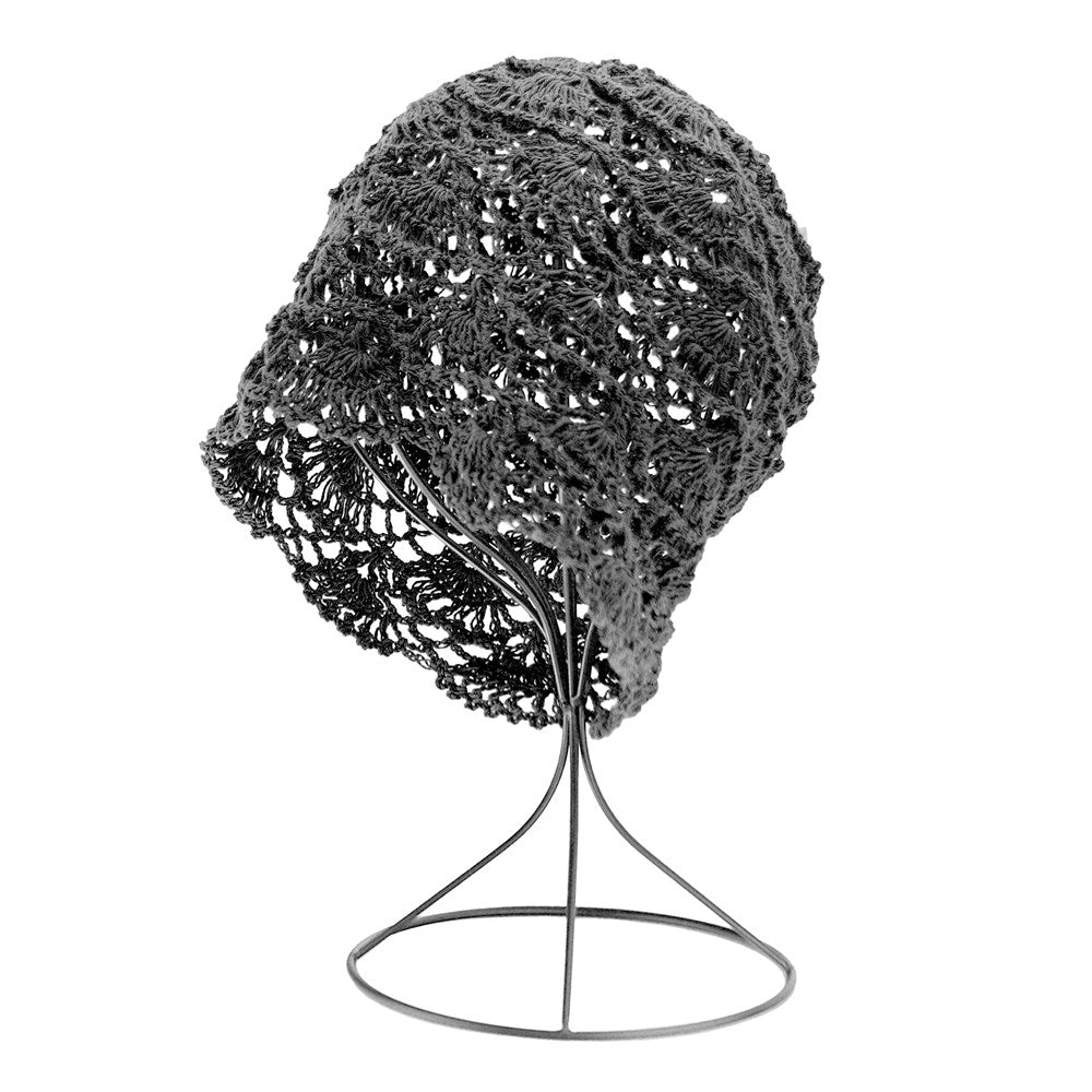 KIM & C Handmade Fashion Net Hat - Black