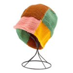 KIM & C Handmade Colourful Fashion Hat - Caramel