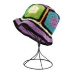 KIM & C Handmade Stylish Bucket Hat - Violet Mix Tones