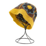KIM & C Handmade Stylish Bucket Hat - Yellow Mix Tones