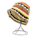KIM & C Handmade Fashion Bucket Hat - Brown Mix Tones