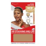 KIM & C Premium HD Stocking Wig Cap (2pcs) - Dark Nude
