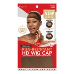 KIM & C Premium Run-Resistant HD Wig Cap (2pcs) - Brown