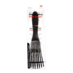 KIM & C 8 Row Vented Detangling Brush - Black