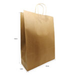 KIM & C Paper Shopping Bag (12/pk) - (42cm x 31cm x 12cm)