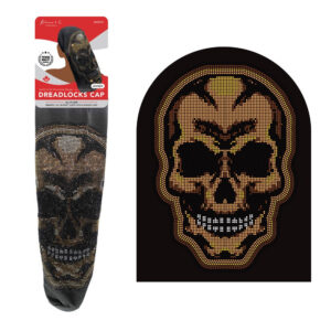 KIM & C Hot Fix DreadLocks Cap - Skull