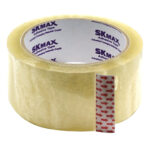 SKMAX Box Tape Clear - 2 inch x 55 yard