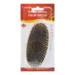 KIM & C Natural Boar Bristle Wooden Brush - Hard / Round Palm