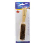 KIM & C Natural Boar Bristle Wooden Brush - Soft / Narrow