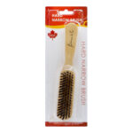 KIM & C Natural Boar Bristle Wooden Brush - Hard / Narrow
