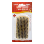 KIM & C Natural Boar Bristle Wooden Brush - Hard / Square Palm