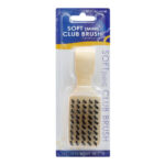 KIM & C Natural Boar Bristle Wooden Brush - Soft / Mini Club