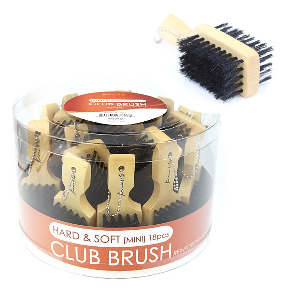 KIM & C Mini Club Brush Bulk Jar - Hard and Soft
