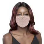 KIM & C Fashion Lace Mask #2 - Beige