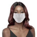 Fashion Corduroy Mask - Gray