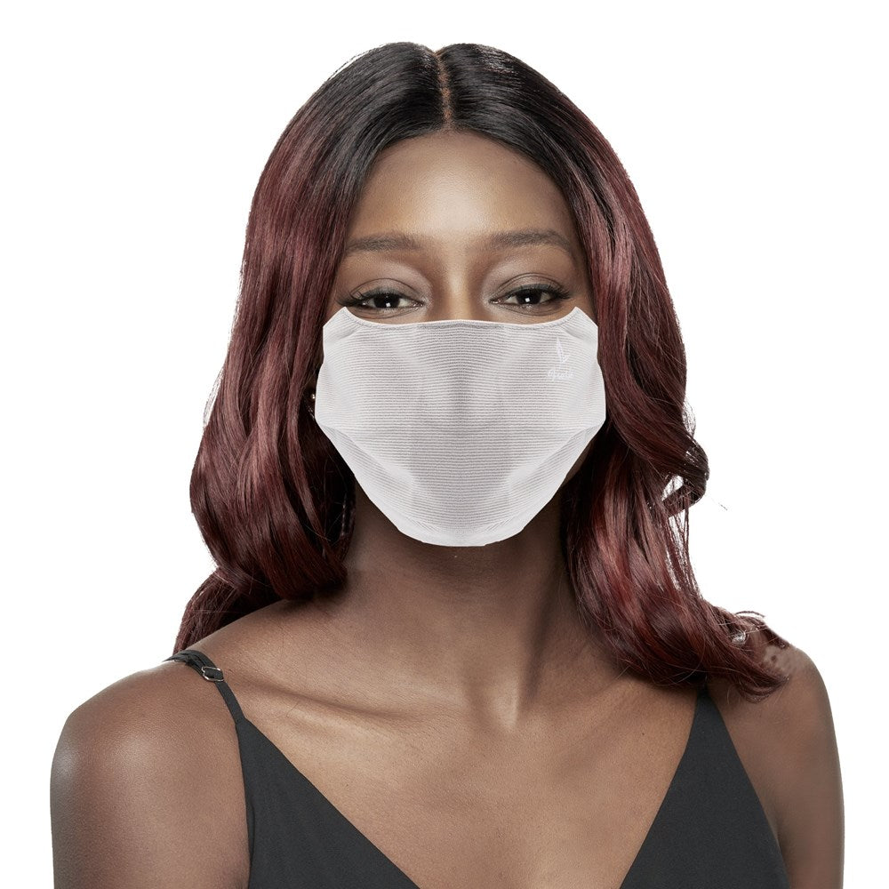 Fashion Corduroy Mask - Gray