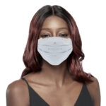 KIM & C Fashion Embroidery Mask - Blue