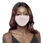 KIM & C Fashion Embroidery Mask - Pink