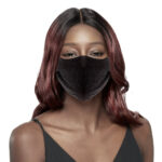 KIM & C Fashion Lace Mask - Black