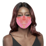 KIM & C Sequin Earloop Mask - Red