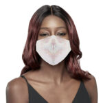 KIM & C Sequin Earloop Mask - White