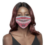 KIM & C Cotton Earloop Mask #Gipsy Pattern - Pink
