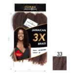 CLIMAX 3X Jamaican Braid - 33