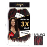 CLIMAX 3X Jamaican Braid - 1B/Burgundy