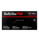 BABYLISS PRO 100pcs Nitrile Gloves Black - Medium