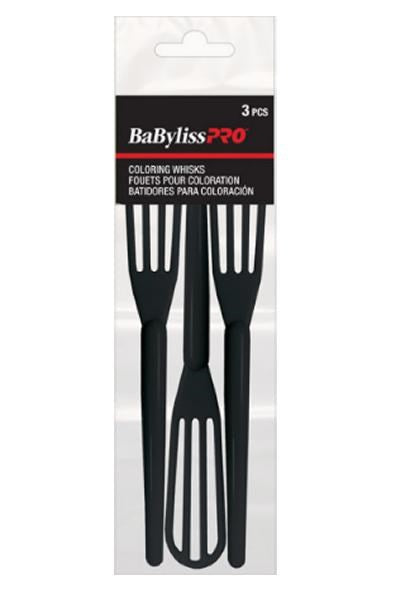 BABYLISS PRO Coloring Whisks 3pc - Flat