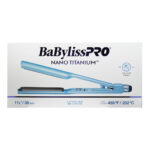 BABYLISS PRO Nano-Titanium & Ceramic Flat Iron - 1 1/2" with Curved Plate