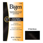 BIGEN Permanent Powder Hair Color (0.21oz) - 57 Dark Brown