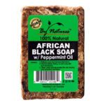 BY NATURES African Black Soap (6.5oz) - Peppermint