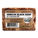 BY NATURES African Black Soap (3.5oz) - Coconut
